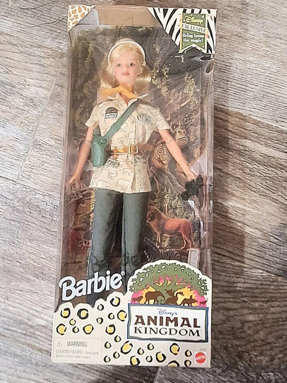 1998 Disney's Animal Kingdom Exclusive Barbie Doll by Mattel - Unopened